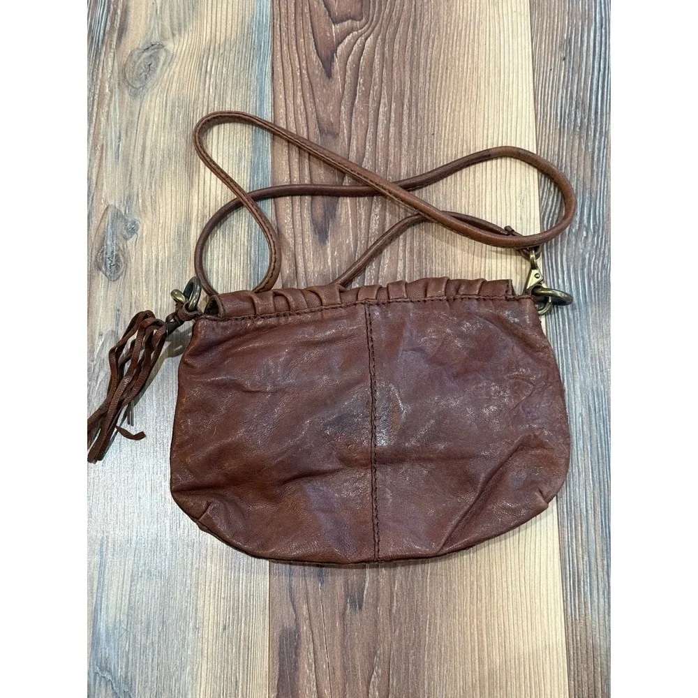 Lucky Brand Vintage ItalianLeather Boho Purse 10x7.5